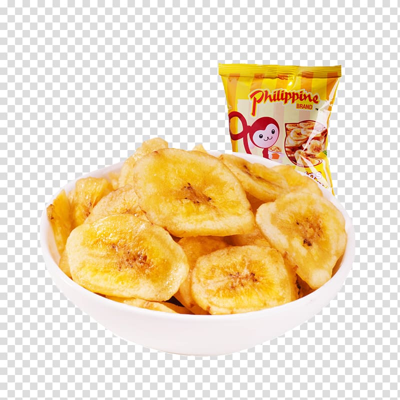 Junk food Banana chip Potato chip Snack, Banana chips transparent background PNG clipart