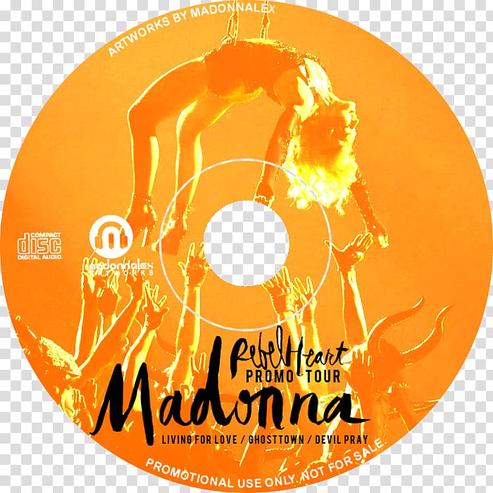 Compact disc Rebel Heart Text messaging Disk storage, madonna rebel heart tour transparent background PNG clipart