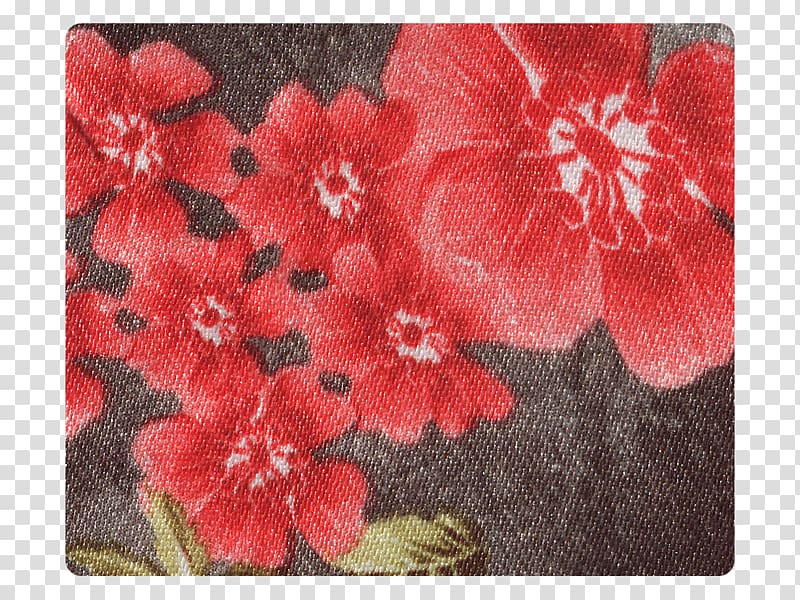 Azalea Floral design Mallows Textile, red silk cloth transparent background PNG clipart