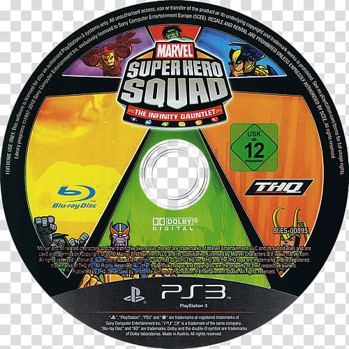Marvel Super Hero Squad: The Infinity Gauntlet Compact disc Xbox 360 Lego Marvel's Avengers PlayStation 3, Marvel Super Hero Squad Online transparent background PNG clipart
