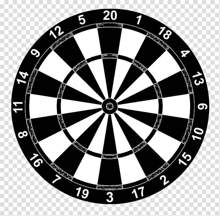 Darts Bullseye Shooting target Game, darts transparent background PNG clipart