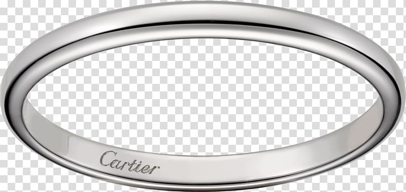 Ring Cartier Bracelet Clothing Accessories Bangle, platinum ring transparent background PNG clipart