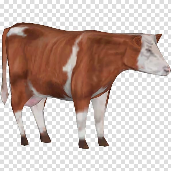 Zoo Tycoon 2 White Park cattle Holstein Friesian cattle Zebu Goat, cow transparent background PNG clipart