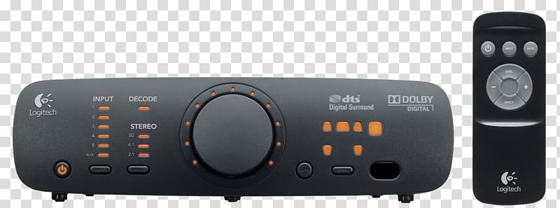 5.1 surround sound Loudspeaker Logitech THX, audio frequency transparent background PNG clipart