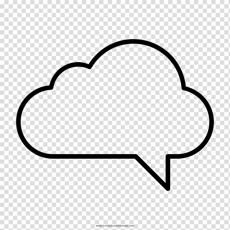 Drawing Coloring book Cloud, Cloud transparent background PNG clipart