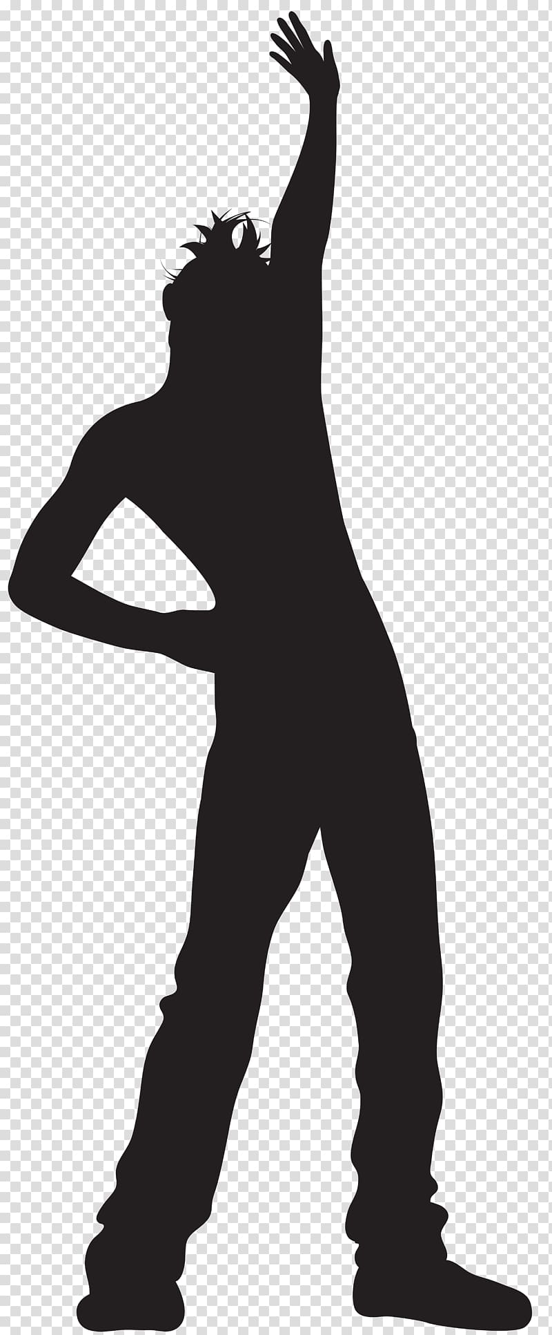 silhouette of man ], Silhouette Dance , Dancing Man Silhouette transparent background PNG clipart