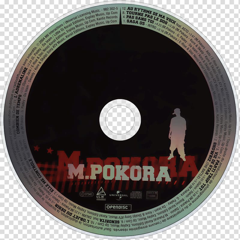 Compact disc Pas sans toi .cda file M. Pokora, pkora transparent background PNG clipart