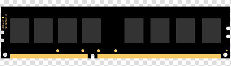 DIMM Kingston Technology Synchronous dynamic random-access memory DDR3 SDRAM ECC memory, Idle Armies transparent background PNG clipart