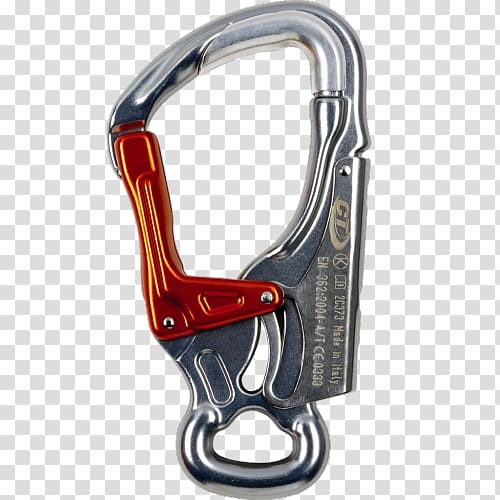 Carabiner Rock-climbing equipment Via ferrata Petzl, Ct Climbing Technology transparent background PNG clipart