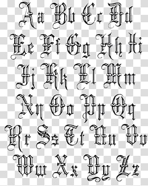 Old School Tattoo Sleeve Tattoo Letter Font Others Transparent Background Png Clipart Hiclipart