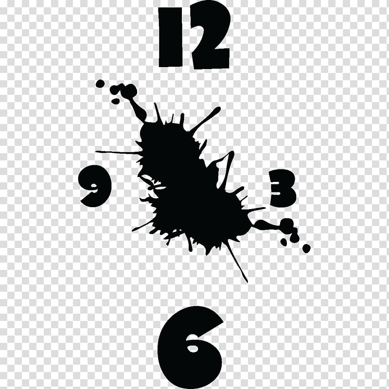 Clock Wall decal Sticker, clock transparent background PNG clipart