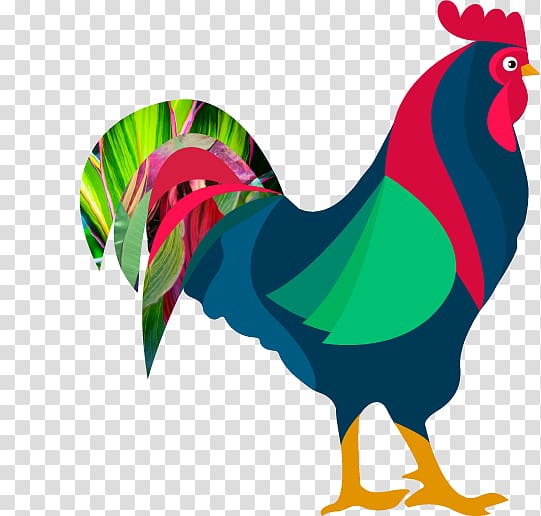 Rooster Leghorn chicken Drawing , year of the rooster transparent background PNG clipart