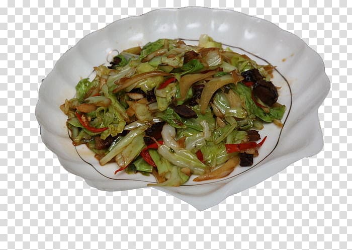 Vegetarian cuisine Chinese cuisine Salad Vegetable Dish, Shredded cabbage transparent background PNG clipart