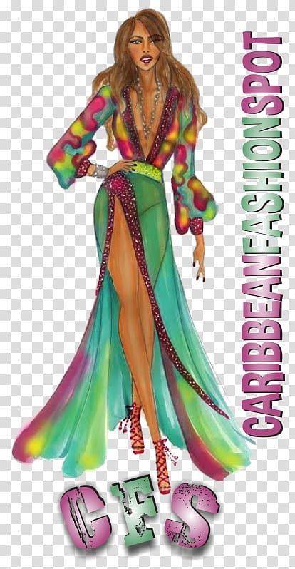 Fashion illustration Costume design Caribbean, Jamaica Me Crazy transparent background PNG clipart