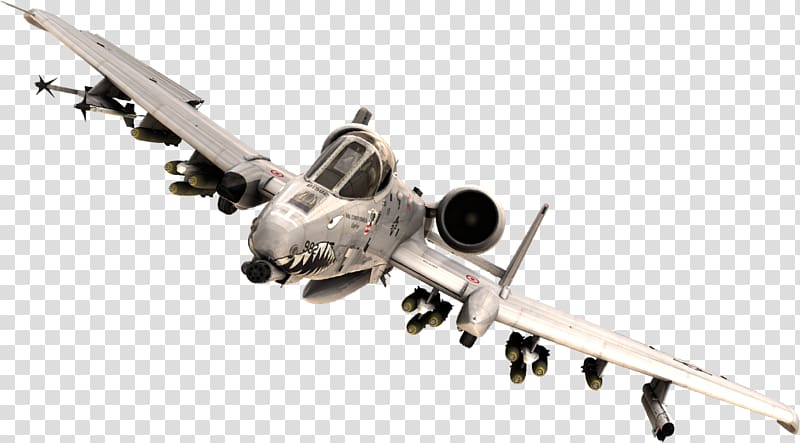 Military aircraft Airplane Fairchild Republic A-10 Thunderbolt II Air travel, sniper elite transparent background PNG clipart