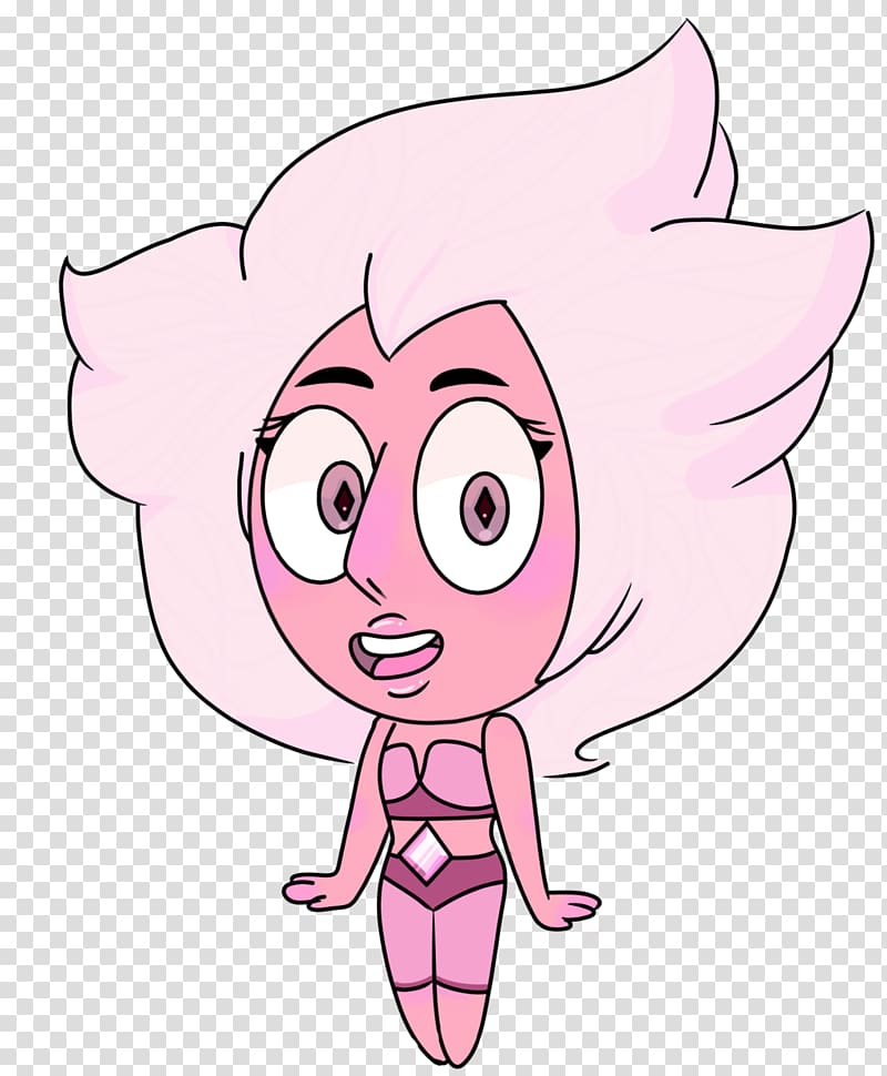 Pink diamond Chibi Fan art, tremendous power transparent background PNG clipart