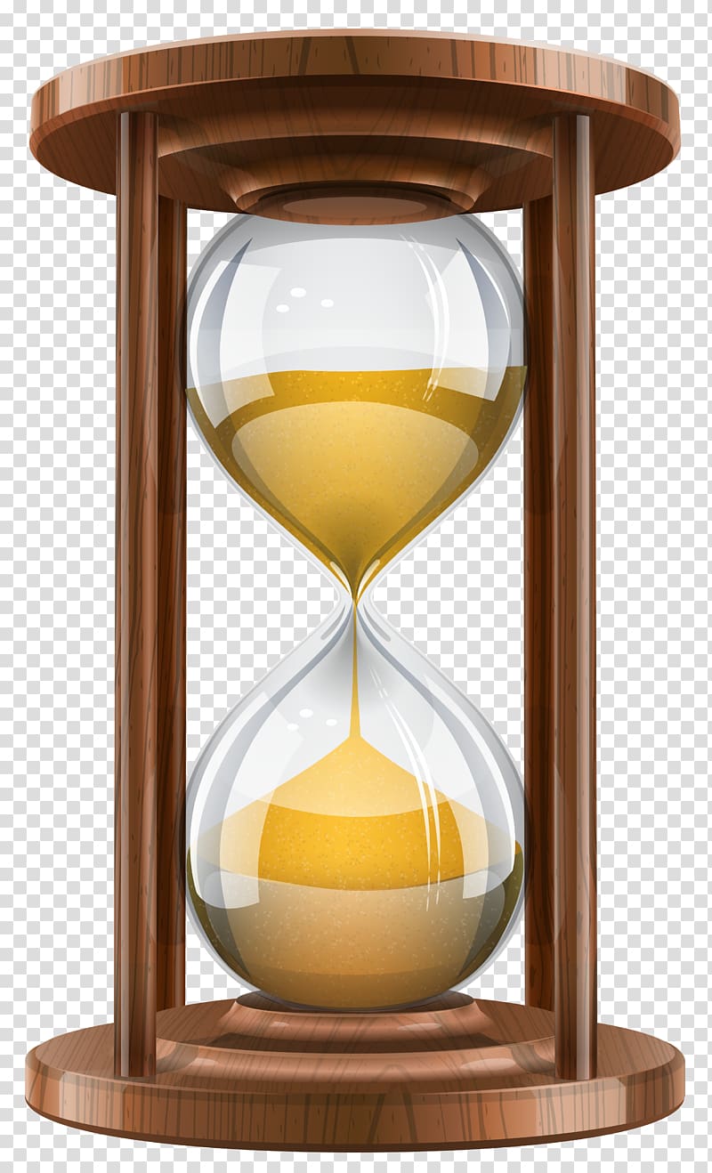 brown hour glass, Hourglass Clock Timer , hourglass transparent background PNG clipart