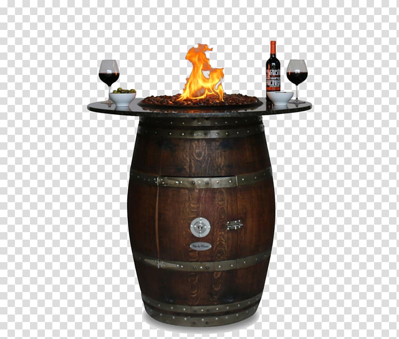 Table Fire pit Wine Garden furniture Fire glass, table transparent background PNG clipart