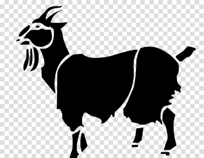 Sheep Saanen goat Cattle, Black Goat transparent background PNG clipart