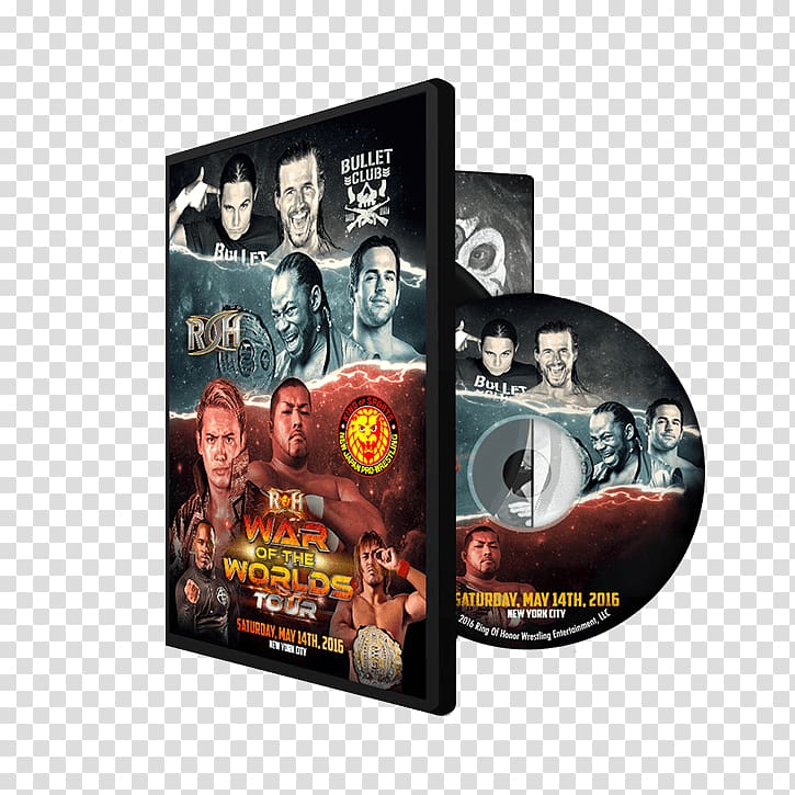 ROH/NJPW War of the Worlds Dearborn Ring of Honor New Japan Pro-Wrestling Chaos, dvd transparent background PNG clipart