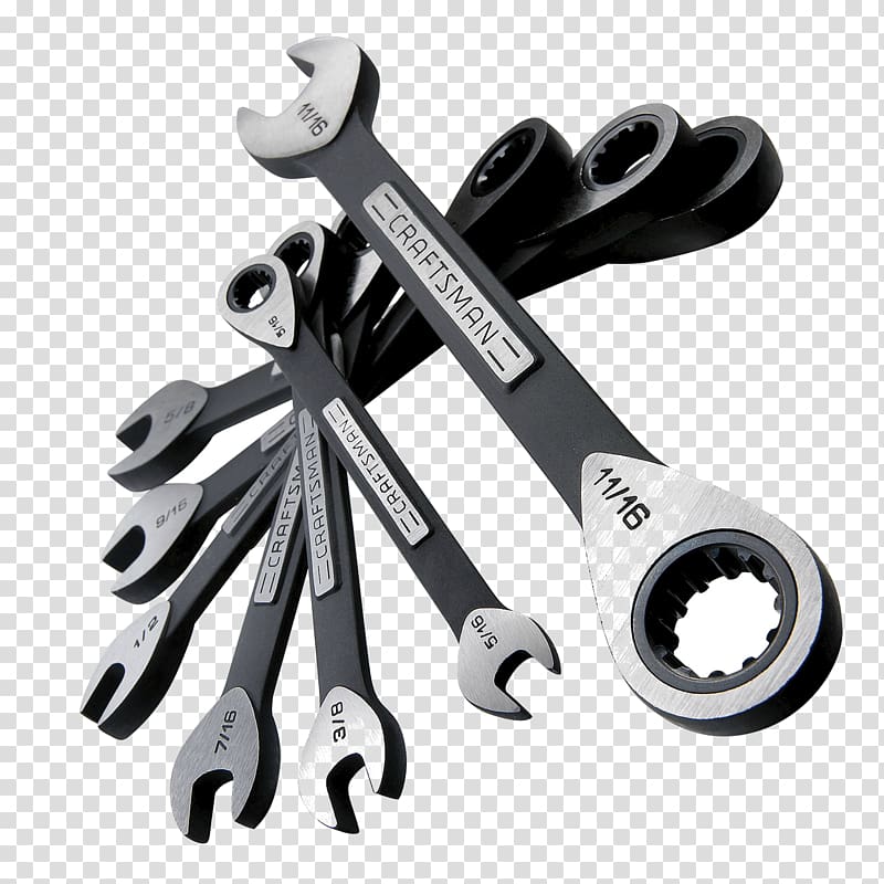 Hand tool Spanners Ratchet Craftsman, wrench transparent background PNG clipart