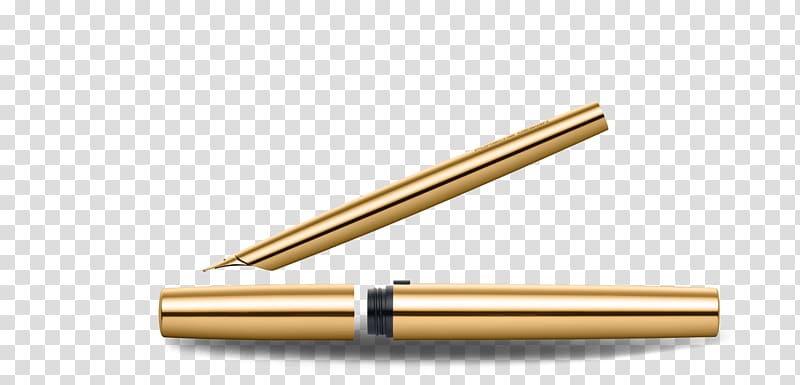 Fountain pen Gold Writing implement, fountain pen transparent background PNG clipart