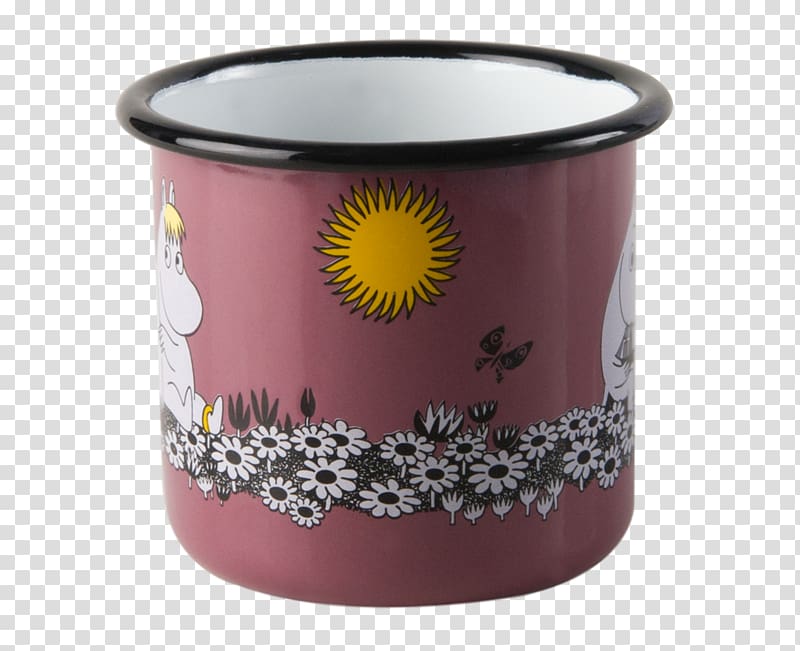 Mug Snork Maiden Vitreous enamel Moomins Cup, mug transparent background PNG clipart