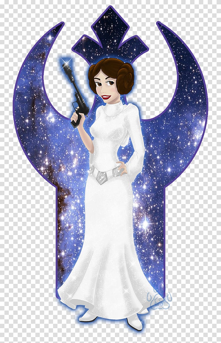 Leia Organa Drawing Disney Princess Fan art, Disney Princess transparent background PNG clipart