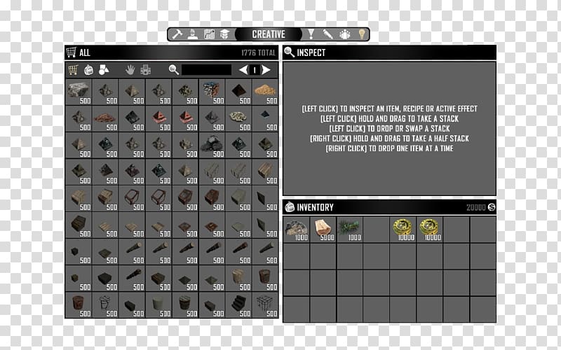 7 Days to Die Menu PlayStation 4 Xbox One Restaurant, creative panels transparent background PNG clipart