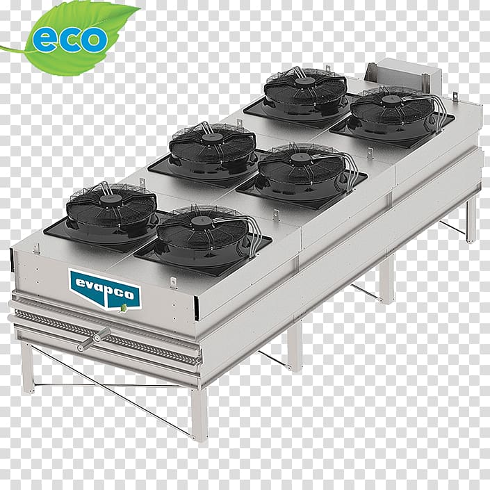 Condenser Evapco, Inc. Cooler Cooling tower Machine, fan transparent background PNG clipart