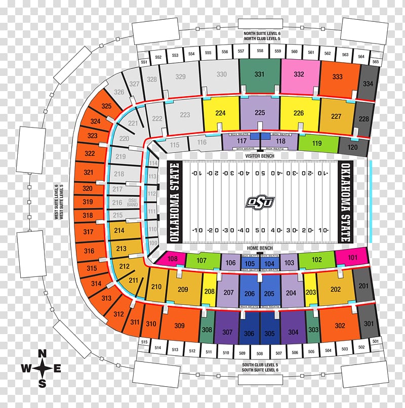 Oklahoma State Boone Pickens Stadium Seating Chart