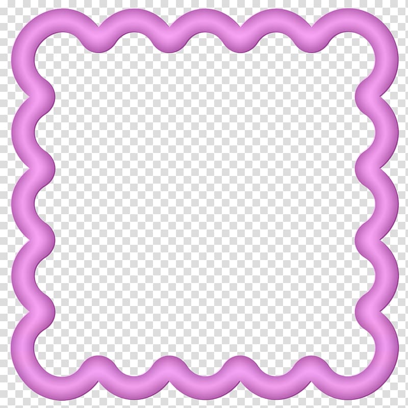 Paper Digital scrapbooking Frames, pink border transparent background PNG clipart