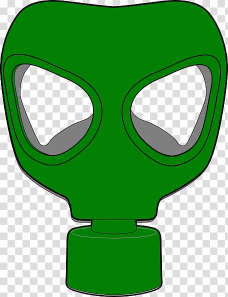 Gas mask Oxygen mask , Green Mask transparent background PNG clipart