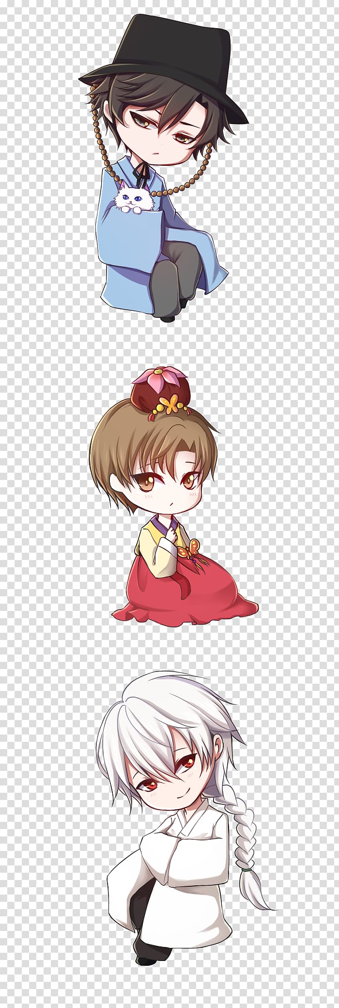 Mystic Messenger Mangaka Fiction Chibi Character, hanbok transparent background PNG clipart