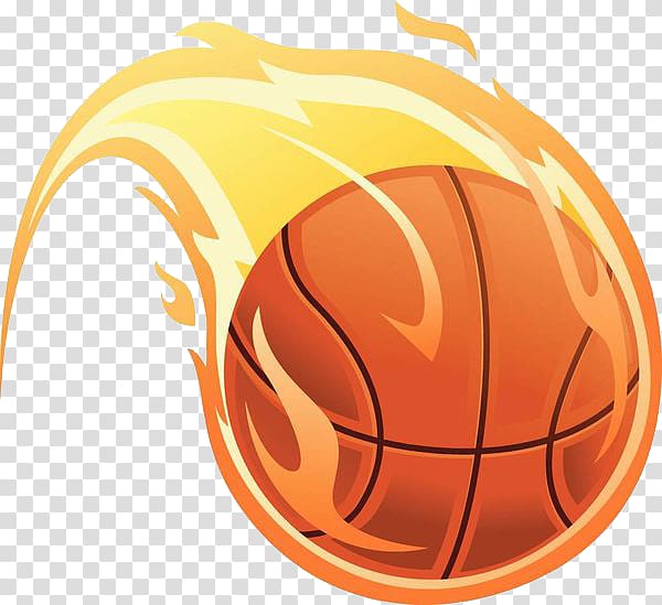 basketball flame transparent background PNG clipart
