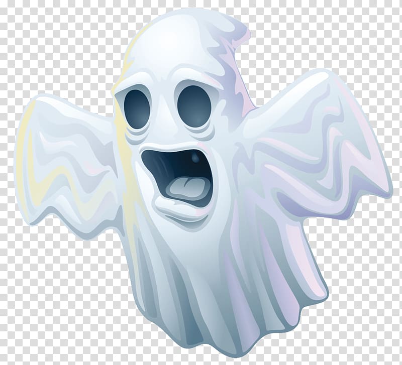 scary ghost illustration, Spooky Ghost Halloween transparent background PNG clipart