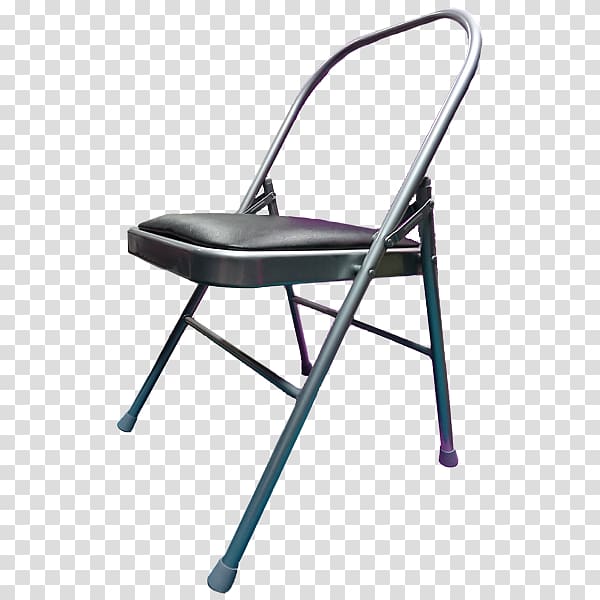 Folding chair Metal Steel building, chair transparent background PNG clipart
