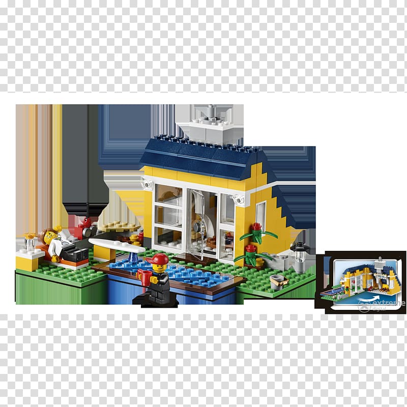 LEGO Creator 31035, Beach Hut Toy LEGO 31035 Creator Beach Hut, Lego Creator transparent background PNG clipart