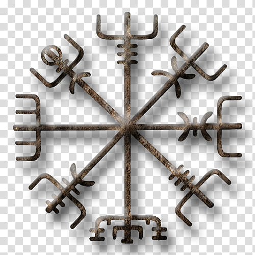 Viking Age Runes Vegvísir Old Norse, vegvisir transparent background PNG clipart
