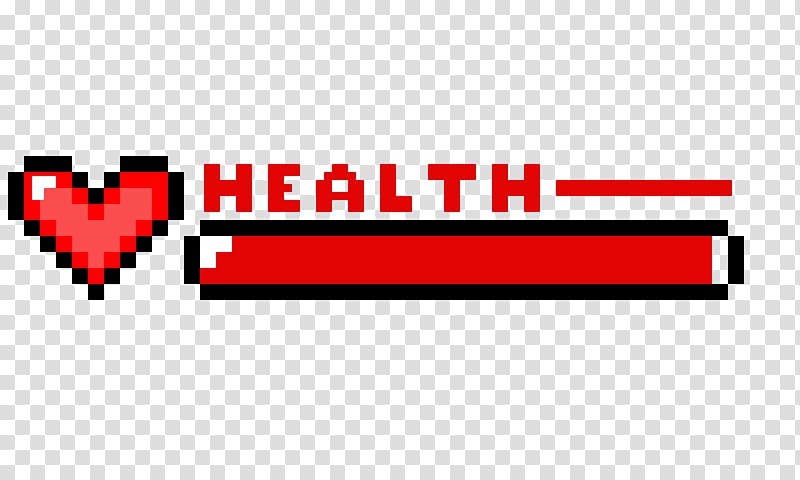 health bar , Health Minecraft Pixel art Video game, Health bar transparent background PNG clipart