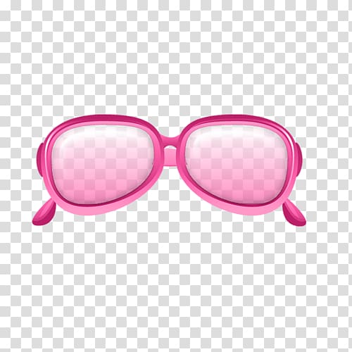 Goggles Sunglasses Red, Red glasses transparent background PNG clipart