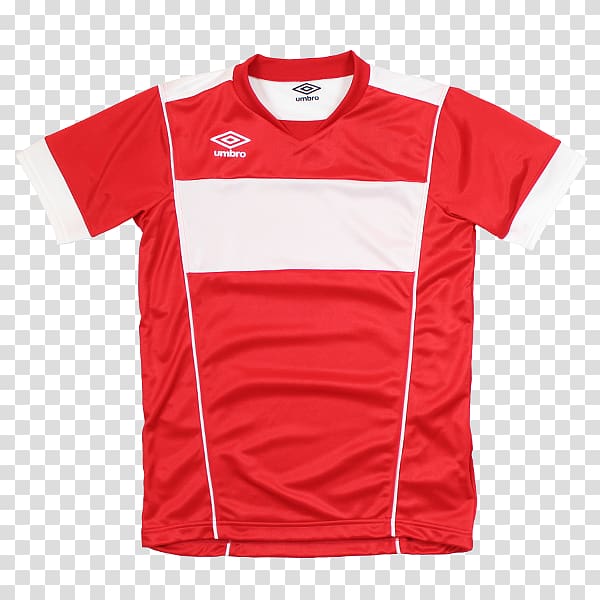 Sports Fan Jersey T-shirt Active Shirt Umbro Collar, T-shirt transparent background PNG clipart