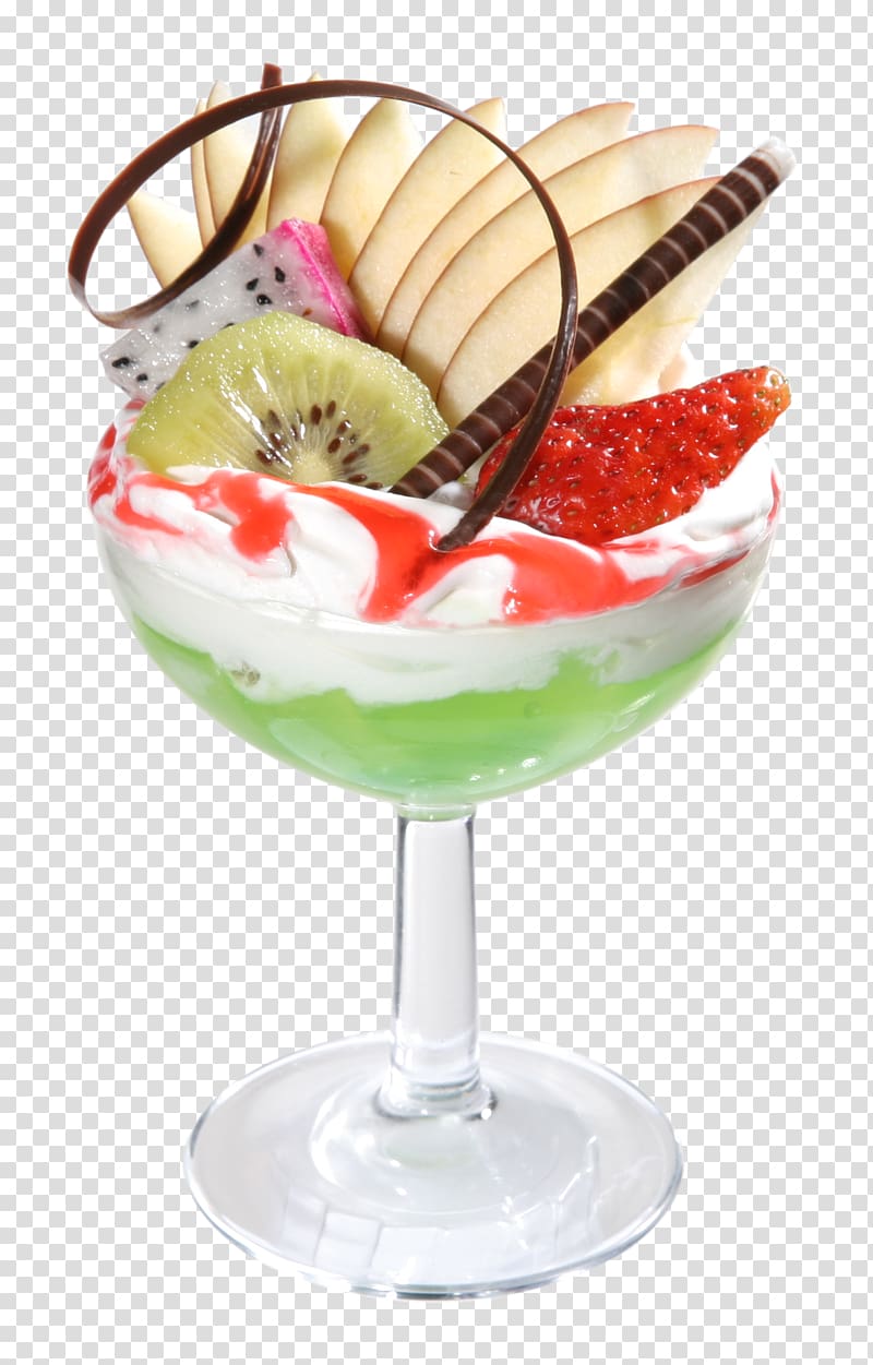 Ice cream Sundae European cuisine Frozen yogurt Parfait, ice cream transparent background PNG clipart