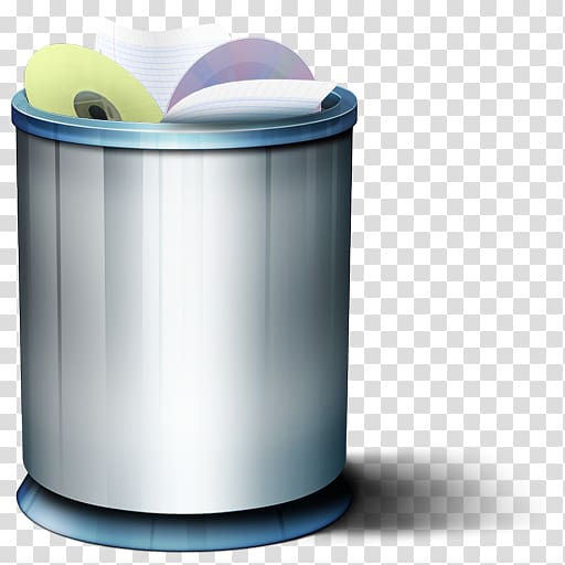 Computer Icons Trash Rubbish Bins & Waste Paper Baskets, trash can transparent background PNG clipart