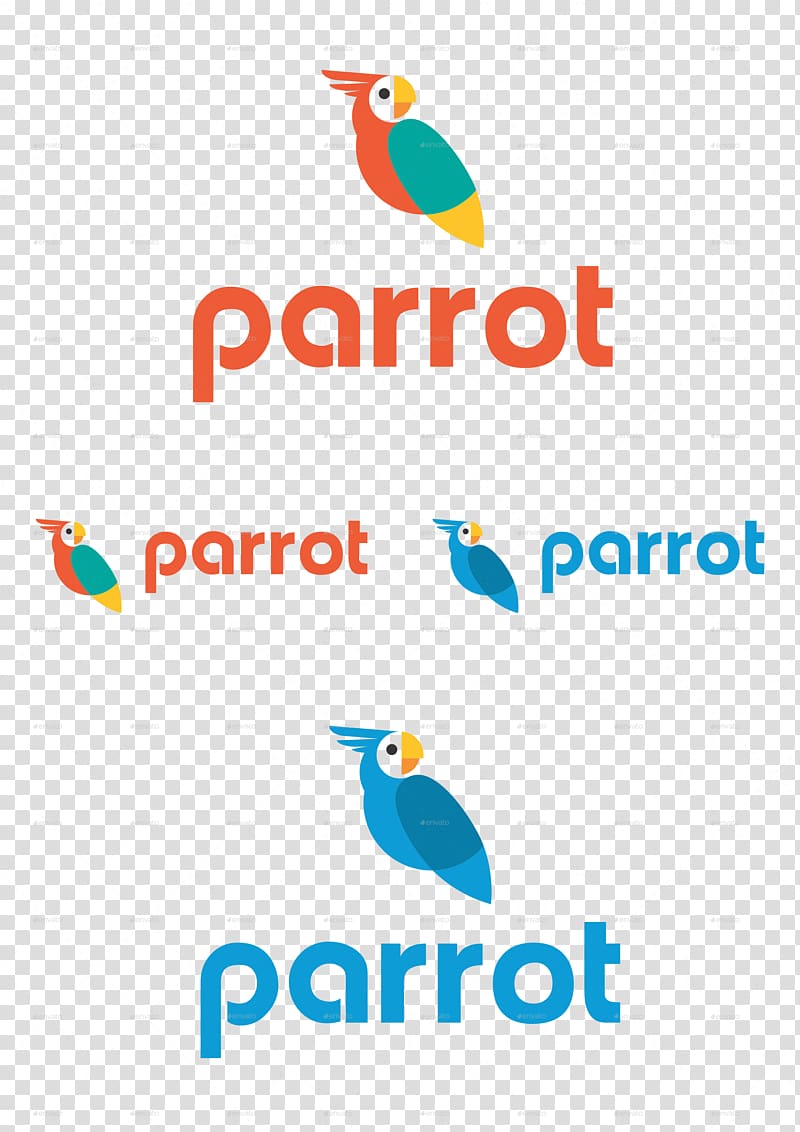 Logo Envato Graphic design Brand, blue parrot transparent background PNG clipart
