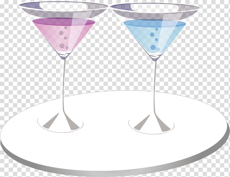 Martini Cocktail garnish Wine glass Champagne glass, cocktail tray transparent background PNG clipart