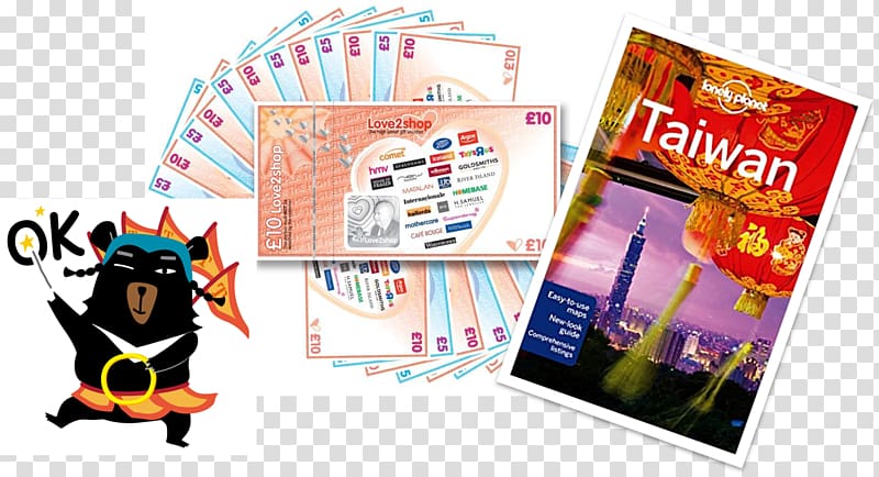 Lonely Planet Taiwan Guidebook Poster Graphic design, travel voucher transparent background PNG clipart