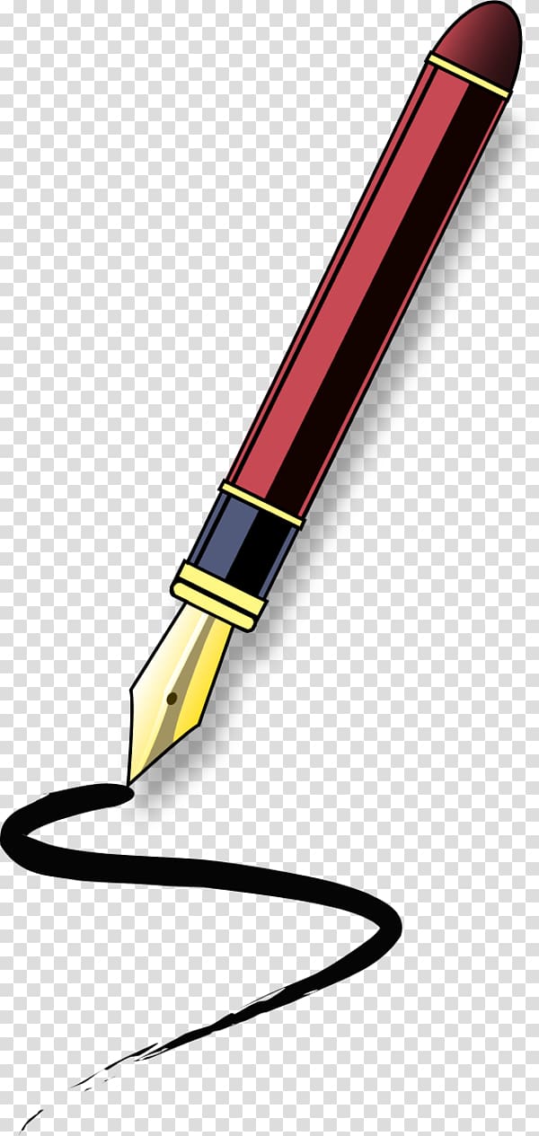 Paper Fountain pen Quill , Book And Pencil transparent background PNG clipart