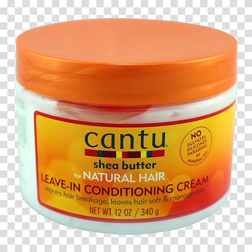 Cantu Shea Butter for Natural Hair Coconut Curling Cream Hair Styling Products Cantu Shea Butter Leave-In Conditioning Repair Cream, hair transparent background PNG clipart