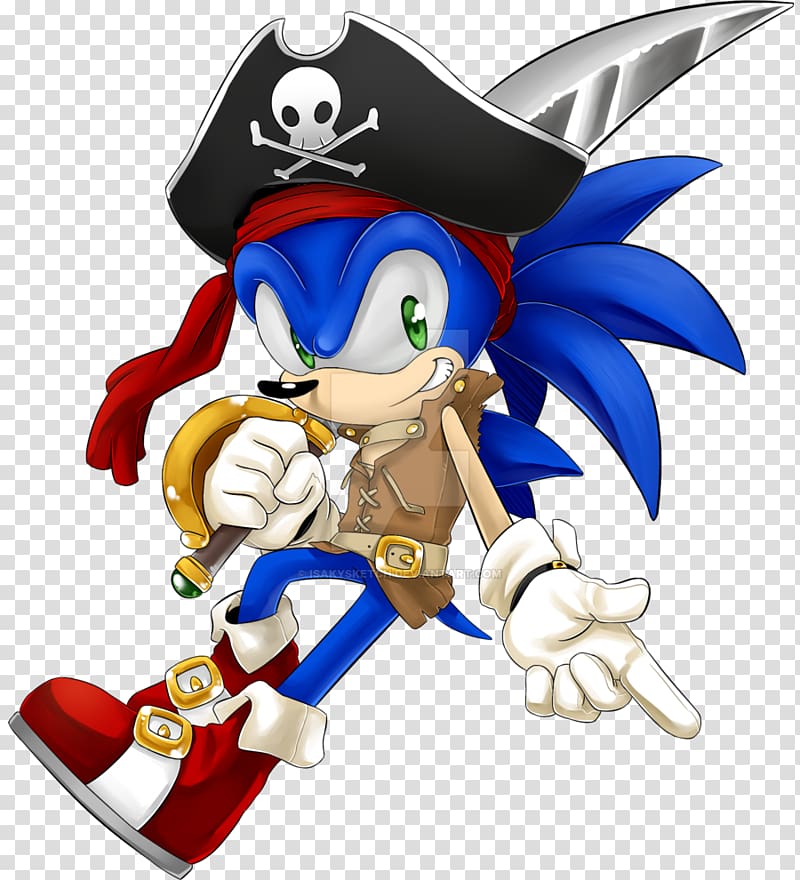 Sonic the Hedgehog Sonic & Sega All-Stars Racing Amy Rose Shadow the Hedgehog Cream the Rabbit, pirate collection design transparent background PNG clipart